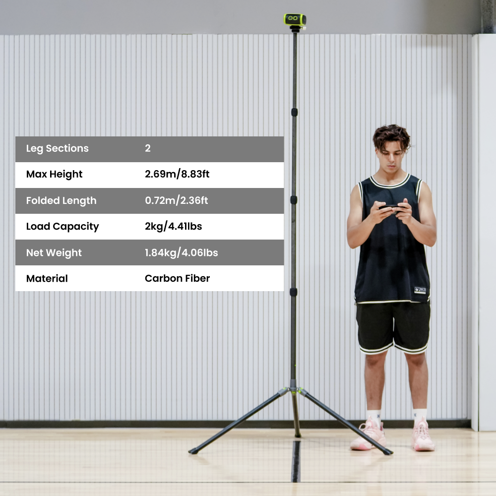 XbotGo NT3 PRO Carbon Fiber Tripod